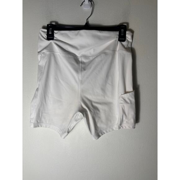 Lululemon White Performance Shorts Sz M - Picture 2 of 2